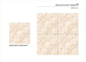 Modern European Style 600x600mm Anti-Slip Ceramic <b>Matt</b> <b>Floor</b> Tiles Antibacterial and Firebrick for Hotel Room Decor - Product Image 4
