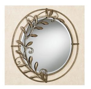 Miroir mural décoratif rond avec cadre en métal, design tournesol Miroir mural tendance pour chambre à coucher avec verre réfléchissant pour mariages - Product Image 3