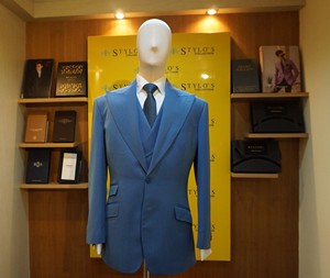 Traje Formal de Lana para Hombre, Personalizado, para Invierno, con Relleno de Poliéster Ecológico, Chaqueta de Secado Rápido y Transpirable - Product Image 2