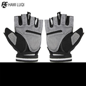 ถุงมือออกกำลังกายฟิตเนส,ถุงมือยกน้ำหนักสร้างกล้ามเนื้อระบายอากาศได้ - Product Image 2