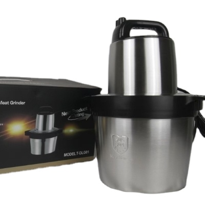 Новый дизайн 2021, пластиковая Мясорубка из нержавеющей стали, профессиональная Мясорубка 6 л, машина, коммерческая большая ручная мясорубка