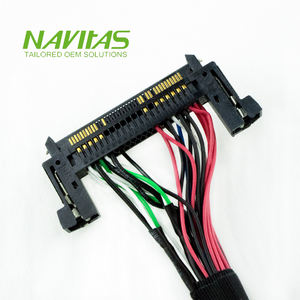 Câble de raccordement d'interface d'affichage OEM 41 broches, faisceau de câbles multiconducteurs 28AWG pour connexion de panneau LCD - Product Image 4