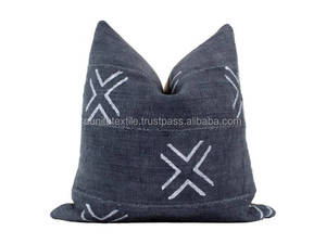 Hot Sell Indian Wholesale African Mud Cloth 100% Cotton Handmade Hand Block Printed Customized Woven Throw Pillow <b>Cushion</b> Cover - Product Image 3