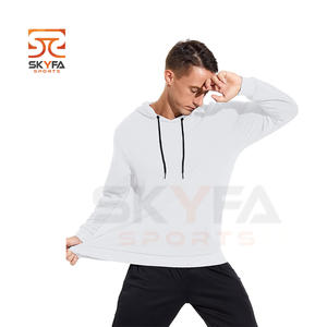 High Quality <b>Hoodie</b> Pullover Winter <b>Thick</b> Fleece Blank Solid Color <b>Hoodie</b> <b>For</b> <b>Men</b> - Product Image 5