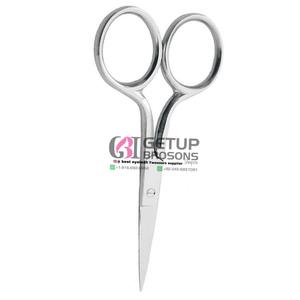 Nuevo producto de alta calidad, Mini Tijera para cejas de acero inoxidable con su propio logotipo personalizado, instrumento de belleza adecuado para salón - Product Image 2