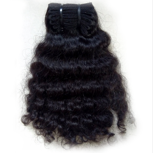 JAE Model 1027 100% Natural Cuticle Aligned Indian Remy Hair <b>Extensions</b> 100g Machine Double Weft TEMPLE RAW HUMAN HAIR - Product Image 3