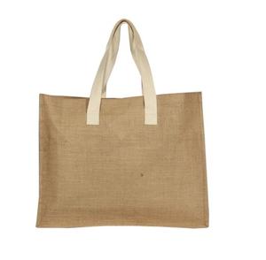 Vente en gros de sacs à provisions en jute bleus écologiques avec impression de logo personnalisé sac en jute personnalisé à la mode - Product Image 5