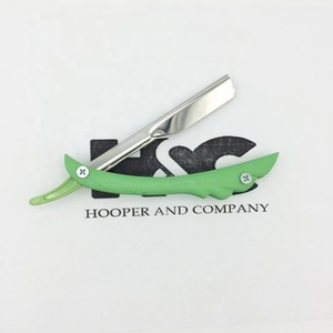 Maquinilla de afeitar profesional de una sola hoja de acero inoxidable, maquinillas de afeitar duraderas de bambú, logotipo, función deslizante sostenible para afeitado de visón - Product Image 3