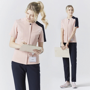 <b>Women's</b> Short Sleeve Nursing Scrubs Health Worker Tops and <b>Pants</b> Workwear Sets Nurse Uniform Suits for Hospital Workers - Product Image 3