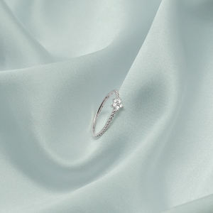 Bague pour femmes, anneau en argent Sterling 925 motifs floraux - Product Image 3