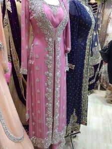 HEAVY HANDWORK <b>TOP</b> EMBROIDERY WITH CRYSTAL GLASS BEADS,DABKA,WORK for Party-WEAR/WEDDING@ 2022 - Product Image 2