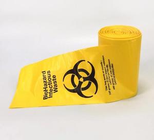 Fabricante de Bolsas Desechables para Residuos Hospitalarios Peligrosos con Refuerzo Lateral, Plástico HDPE y Cierre con Cordón - Product Image 3
