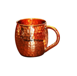 Chope à bière en cuivre de qualité supérieure, tasse de Table, meilleure Mule de moscou, chope à bière en cuivre martelé de styliste traditionnel - Product Image 1