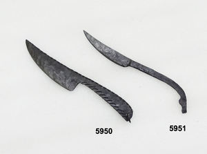 Hand Forged <b>Twisted</b> Handle <b>Knife</b> - Product Image 5