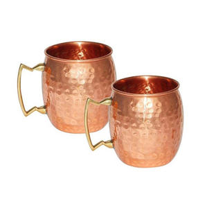 Vente chaude meilleure qualité en gros cuivre Mule tasses martelé Moscou Mule tasse ensemble tasse de haute qualité de fabricant indien - Product Image 5