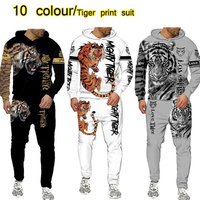 Ensemble de survêtement homme 2022 hiver, coupe-vent, imprimé, dernière conception, écoresponsable, grande taille, deux pièces (hoodie et pantalon)