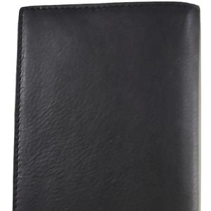 Unisex Genuine Leather Vintage RFID <b>Wallet</b> with Long Open Closure Embroidery Candy Pattern Passportholder for <b>Travel</b> - Product Image 1