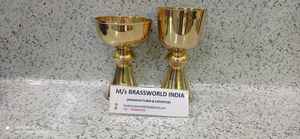 Cáliz y Copón de Latón, Artículos Religiosos, Brassworld India - Product Image 2