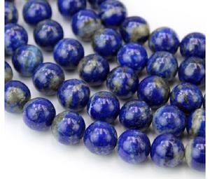 Perles de Lapis-Lazuli naturelles, pierres précieuses, vente en gros - Product Image 3