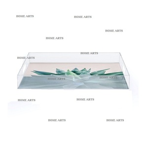 <b>Clear</b> <b>Acrylic</b> Chocolates Serving Tray Trending Design Customized Size Tea Coffee Serving Tray For Top Selling - Product Image 2