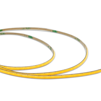 Bandes lumineuses LED COB étroites de 4 mm, DC12V/24V, 480 LED, blanc chaud, blanc froid, barre lumineuse LED flexible pour la décoration de voiture, de mur et de pièce