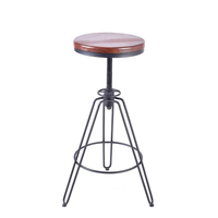 Tabourets de bar en bois uniques 2021, design moderne, écologiques, pour salon, hôpital, sous-sol, restaurant, hôtel, atelier, chambre