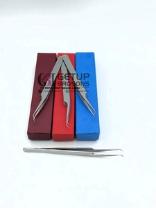 แหนบต่อขนตา45องศาพร้อมโลโก้ตามสั่งอุปกรณ์เสริมความงาม - Product Image 5