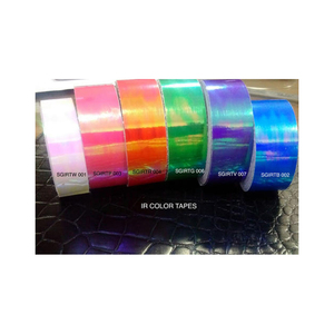 3D สีสันสดใสมอร์ฟเลเซอร์ฮูลาฮูปเทปสติกเกอร์กาววัสดุสัตว์เลี้ยงโฮโลแกรมใช้ในอุตสาหกรรมกำหนดได้อย่างมีสไตล์ - Product Image 1