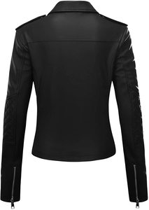 Chaqueta de cuero para mujer, producto en oferta - Product Image 5