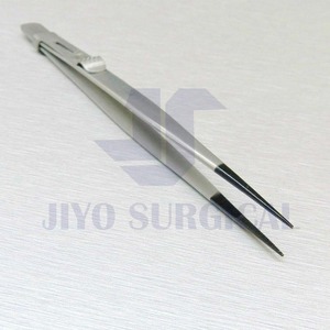 Pinzas dobladas de bloqueo deslizante de acero inoxidable Pinzas de bloqueo de precisión para uso quirúrgico y de laboratorio - Product Image 6