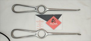 เครื่องมือผ่าตัดทางการแพทย์ทางปากขากรรไกรใบหน้า w. ตะขอแขวนรูปกระดูกสแตนเลสมีคม22ซม. ได้รับการรับรองจาก CE - Product Image 4