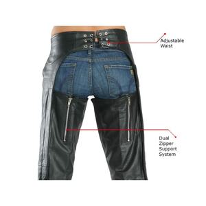 Professionnel pas cher prix meilleur Design équitation moto moto Sexy-hommes Chaps moto cuir de vachette Chaps - Product Image 2