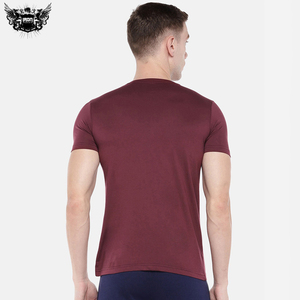 เสื้อยืดแฟชั่นสำหรับผู้ชาย,เสื้อยืดไม่มีลายโลโก้แบบเรียบ - Product Image 4