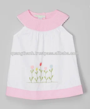 Hand smocked girl dress