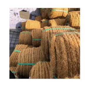 Curled Coir Rope by Machine/Coconut Coir Rope / Coconut Husking Yarns 10mm 15mm 20mm 99GD
