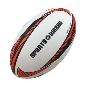 Ballon de rugby avec logo personnalisé Entraînement et match en caoutchouc durable - Product Image 4