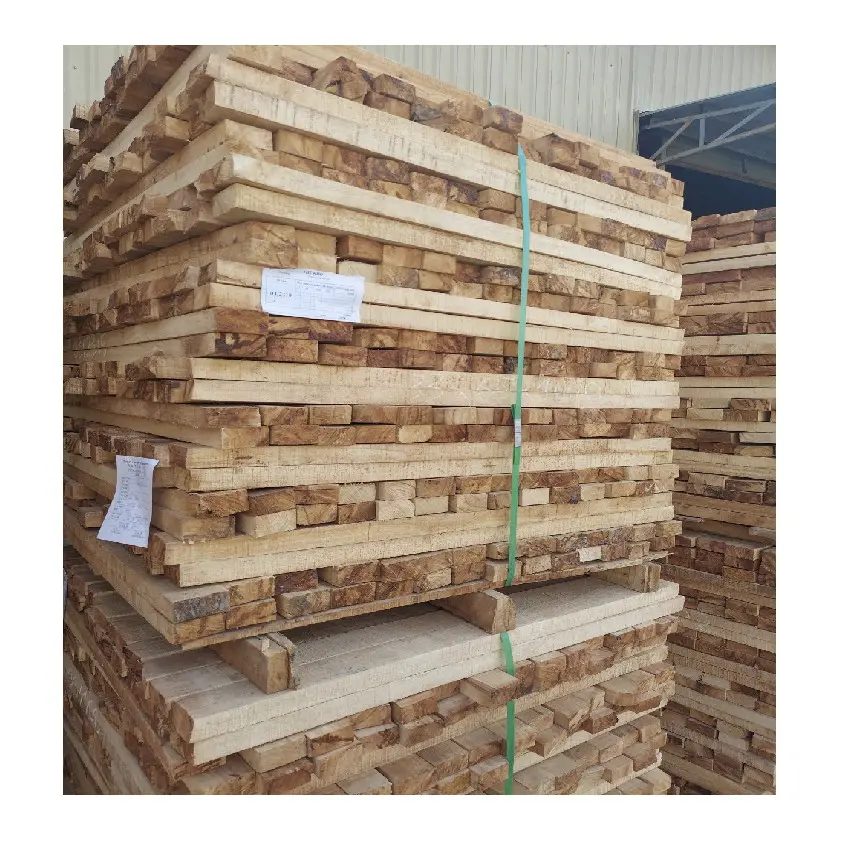 Troncos de madera de goma Natural sólida, Material de construcción, precio barato, de Vietnam