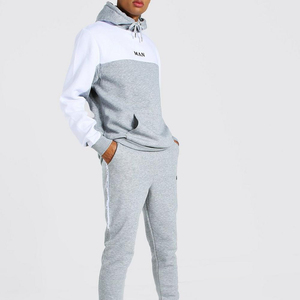 Custom Logo Pullover Men's Sweat <b>Suit</b> with Hoodie Cotton Plain Slim Fit Jogging <b>Track</b> <b>Suit</b> Quick Dry Winter - Product Image 1