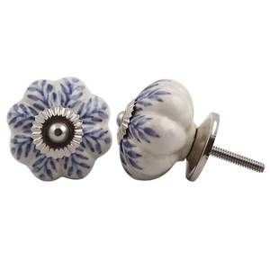 En vrac En Céramique Boutons Décoratifs Pourpre Poignées de Tiroir Meubles Feuilles Bouton Armoires Tiroirs 4.44 cm CK-711 Nouveau Design - Product Image 4