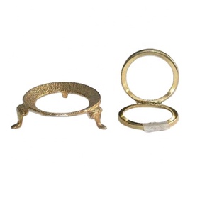 Support à œufs en laiton finition dorée, support à œufs de Pâques, support à œufs en métal, décoration de Pâques, artisanat en métal - Product Image 1