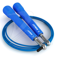Cuerda de saltar de acero y PVC ponderada INDUSTRIAS ROBUSTAS de alta calidad-Colores/tamaño personalizables unisex Servicio OEM