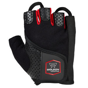 Guantes de gimnasio con logotipo personalizado de calidad superior, guantes transpirables de medio dedo para entrenamiento, ejercicio físico, guantes de levantamiento de pesas para unisex. - Product Image 5