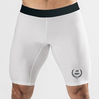 Pantalones Cortos Deportivos de Compresión para Hombre, Ecológicos, Transpirables, con Cintura Elástica, para Correr, Levantar Pesas, Primavera