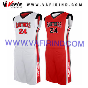 Ensemble de vêtements de basket-ball de qualité supérieure de style américain personnalisable Uniforme de maillot cousu réversible respirant par sublimation - Product Image 6