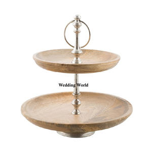 Calidad Premium hecho a mano clásico elegante diseñador nuevo Metal decorativo redondo pastel soporte Ins estilo para servir postres - Product Image 4