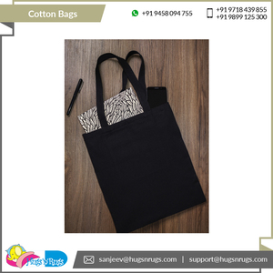 Wholesale Bag New Arrival Attractive Pattern Luxury Solid Pattern Custom Size Rectangle 100% Cotton Shopping Beach Bag - Product Image 2