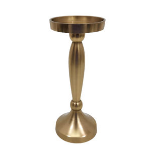 Wholesale Bulk Tabletop Decorative Wire Iron <b>Candle</b> Pillar Holder <b>Gold</b> <b>Candle</b> Stand Candlestick for Wedding Decor - Product Image 6