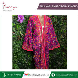 Tela de Georgette bordada a mano, Kimono, 2021 - Product Image 3