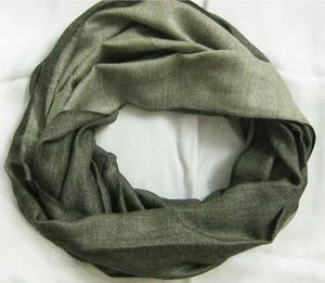 Élégant hiver réversible Snood rond écharpe ensemble confortable adultes haute qualité tricot coton Viscose polaire fabriqué - Product Image 1