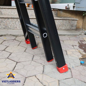 VIETLADDERS <b>Folding</b> Aluminum Alloy Combination <b>Ladder</b> Manual Lock I-Shape Industrial Design EN131 Certified - Product Image 6